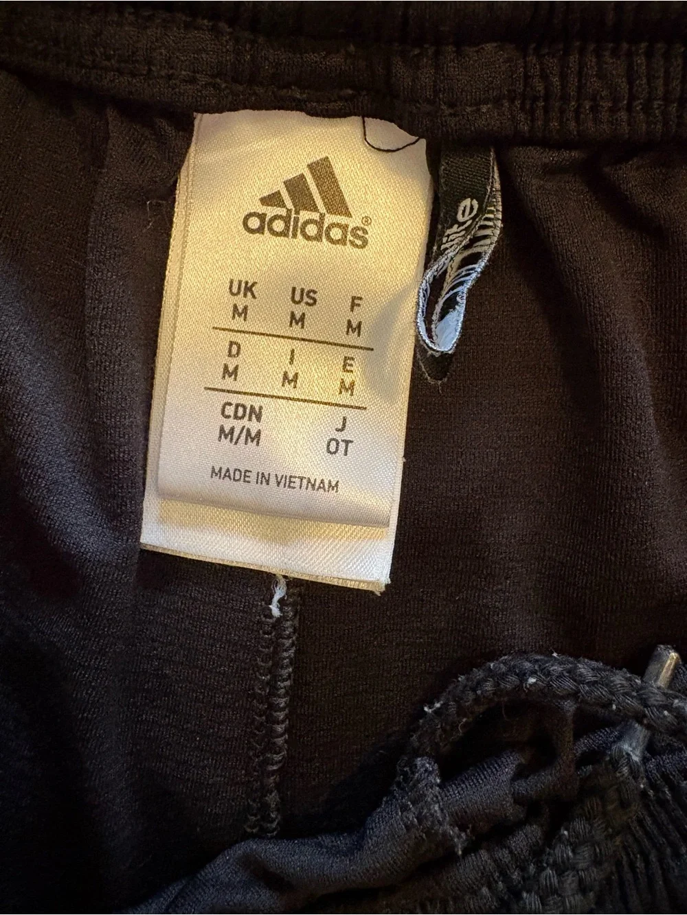 adidas black white